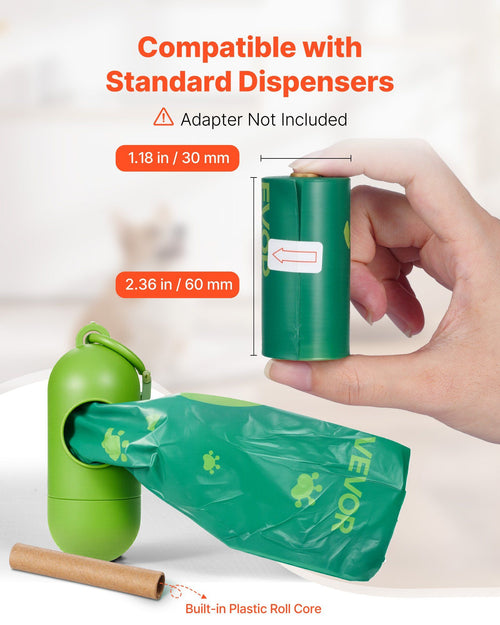 Thick Dog Poop Bags 270PCS Unscented Biodegradable Pet Waste Bags Refill Rolls