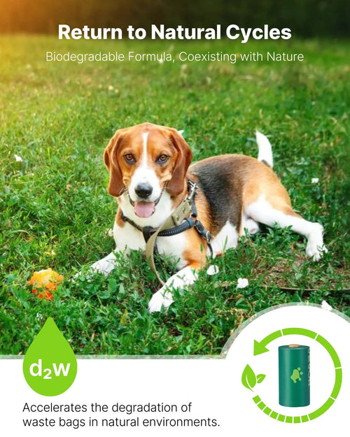 Thick Dog Poop Waste Bags Refill Rolls 270PCS Lavender Scented Biodegradable