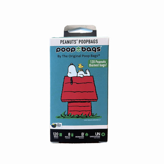 USDA Biobased Peanuts Unscented Leash Rolls